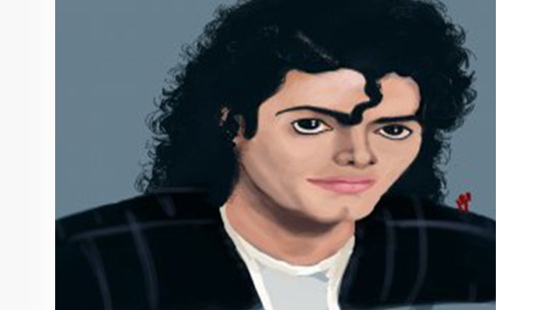 Michael Jackson Portre Çizim